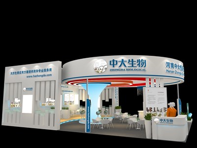 72平米展臺設計制作：三面開口/現(xiàn)代/木質結構/白色，為醫(yī)藥展展商而作（免費使用）