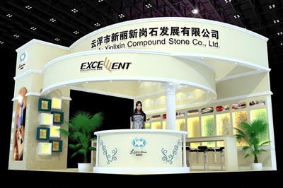 42平米展臺設(shè)計制作：三面開口/現(xiàn)代/木質(zhì)結(jié)構(gòu)/白色，為衛(wèi)浴展展商而作（免費使用）