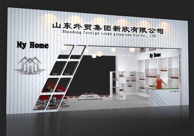54平米展臺設(shè)計(jì)制作：二面開口/現(xiàn)代/木質(zhì)結(jié)構(gòu)/白色，為玩具展展商而作（免費(fèi)使用）