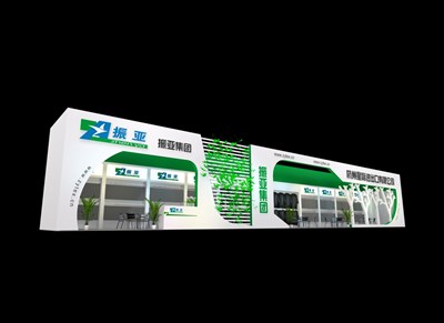 72平米展臺設(shè)計制作：一面開口/現(xiàn)代/木質(zhì)結(jié)構(gòu)/白色，為紡織展展商而作（免費(fèi)使用）