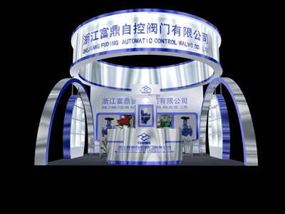36平米展臺設(shè)計制作：三面開口/現(xiàn)代/木質(zhì)結(jié)構(gòu)/白色，為機械展展商而作（免費使用）