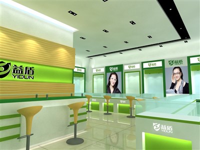 94平米展廳設(shè)計(jì)制作：前衛(wèi)/綠色，產(chǎn)品類(lèi)展廳-北京迅易時(shí)代展廳（免費(fèi)使用）