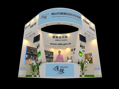 36平米展臺設(shè)計(jì)制作：二面開口/現(xiàn)代/木質(zhì)結(jié)構(gòu)/白色，為綜合展展商而作（免費(fèi)使用）