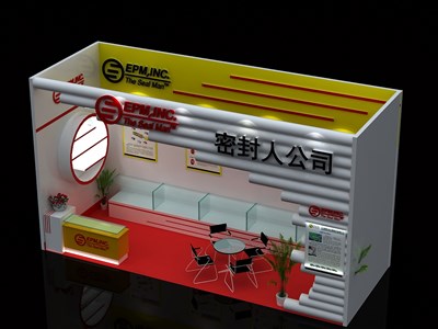 24平米展臺設(shè)計制作：一面開口/現(xiàn)代/木質(zhì)結(jié)構(gòu)/白色，為綜合展展商而作（免費使用）