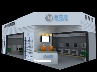 72平米展臺設(shè)計制作：二面開口/現(xiàn)代/木質(zhì)結(jié)構(gòu)/白色，為建材展展商而作（免費使用）