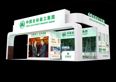 108平米展臺設計制作：三面開口/現(xiàn)代/木質(zhì)結(jié)構(gòu)/白色，為建材展展商而作（免費使用）